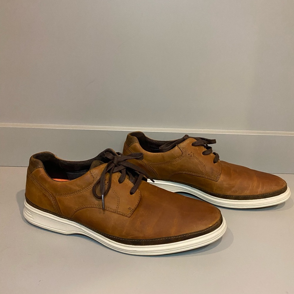 Rockport Men’s Dressports 2 Go Plain Toe Oxford Size 10 - Picture 2 of 7